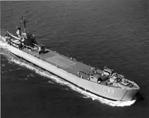LST-1153 underway