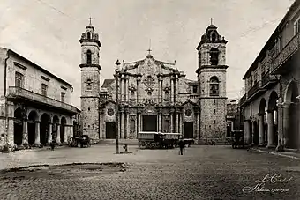 The Havana Cathedral, ca. 1900-1920