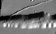 Close-up view of Labeatis Fossae, as seen by THEMIS.