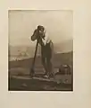 Laborer Resting, by Jean-François Millet (II) (1910)