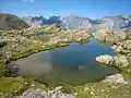 Morgon Median lake (2470 m).