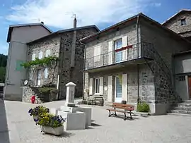 The centre of the village