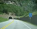 The Lærdal Tunnel is the longest road tunnel in the world, 24.5&nbsp;km (15.2&nbsp;mi).