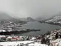 The lake during winter.