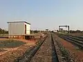Lake Cargelligo - signal box & gantry crane