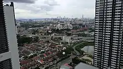 View of the Batu suburb with the Putrajaya Line elevated tracks