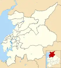 Maps of castles in England by county: L–W is located in the City of Lancaster district