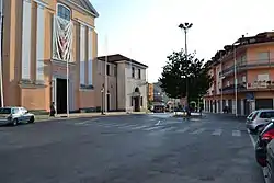 The central Regina Margherita Squarewith St. Martin's Church