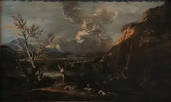 Tobias and the Angel (ca. 1670), oil on canvas, 121 x 195&nbsp;cm., Musée des Beaux-Arts de Strasbourg