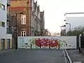 Barricade in Lant Street