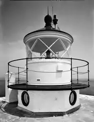 The light's lantern and watchroom in 1997