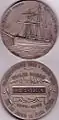 Medallion awarded to Beck by the Norwegian La Plata Society