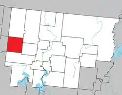 Location within Abitibi RCM.