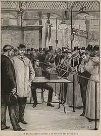 Edison phonograph demonstrated at the Exposition