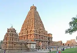 Pyramid Shaped Hindu Temple
