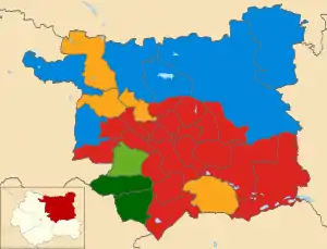 2014 results map