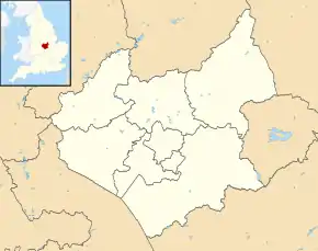 Maps of castles in England by county: L–W is located in Leicestershire
