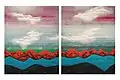 "Mountains. Burgundy" (2017)