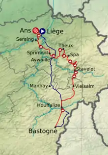 Map of the course