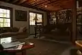 Library in main lodge