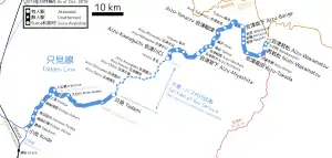 Koide Station is located in JR Tadami Line