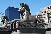 Base of the Monument to Cuauhtémoc