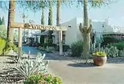Wigwam Hotel entrance
