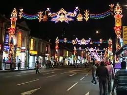 Image 29Deepavali decorations in Singapore. (from Culture of Singapore)