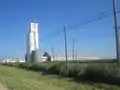 Littlefield Farmers Co-op grain elevator