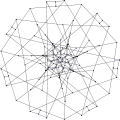 Alternative drawing of the Ljubljana graph.