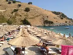 Llamani beach, south of Himarë