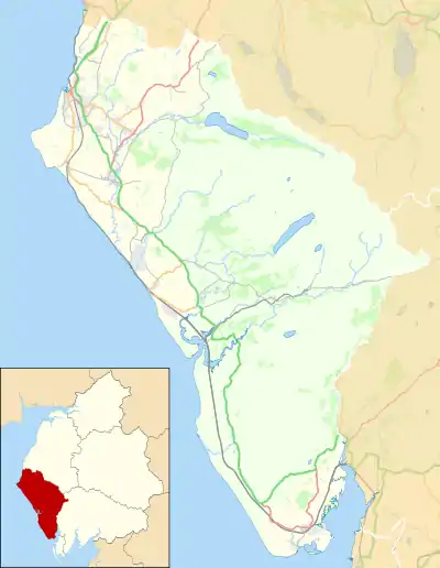 Swinside is located in the former Borough of Copeland