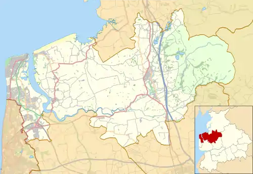 Garstang is located in the Borough of Wyre