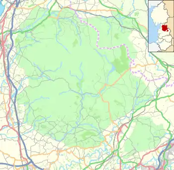 Sabden is located in the Forest of Bowland