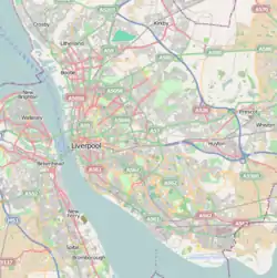Our Lady Help of Christians Church is located in Greater Liverpool