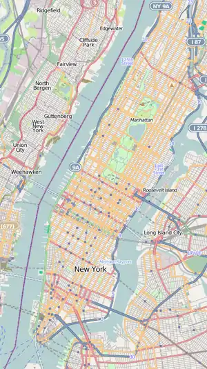 2017 Times Square car attack is located in Manhattan