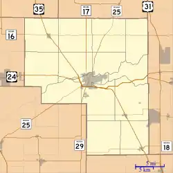 Dunkirk is located in Cass County, Indiana