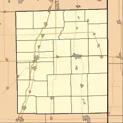 Danforth is located in Iroquois County, Illinois