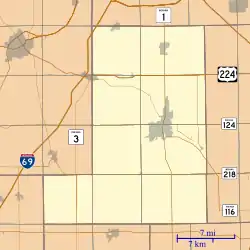 Keystone is located in Wells County, Indiana
