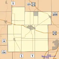 Collins is located in Whitley County, Indiana