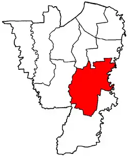 The district of Pasar Minggu in South Jakarta