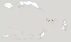 Location within Maluku