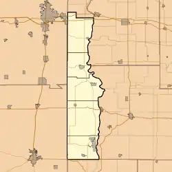 Quaker is located in Vermillion County, Indiana