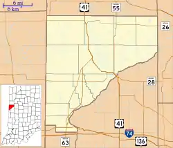Tab is located in Warren County, Indiana