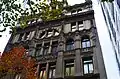 The façade of the Lombard Building on Queen street, Melbourne.