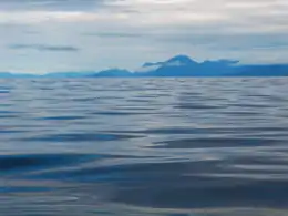 Looking northward across Brown Passage