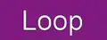 Loop destination sign, used on southbound Purple Line Express trains during weekday rush hours.