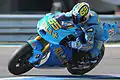 Loris Capirossi riding his Rizla Suzuki GSV-R at the 2010 Dutch TT in Assen.
