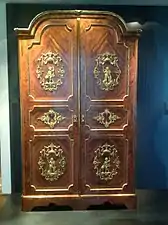 Louis XV Rocaille armoire (1725–30) by Charles Cressent, (1725–30)