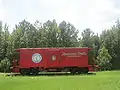 Louisiana Trails railroad car in Goldonna